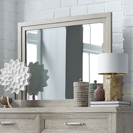 Contemporary Landscape Dresser Mirror