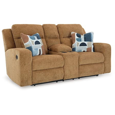 Reclining Loveseat With Console