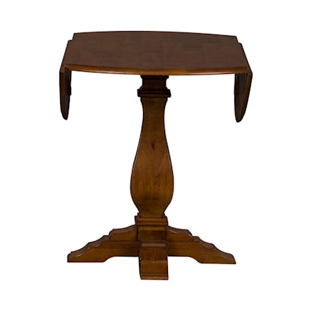 Drop Leaf Pedestal Table