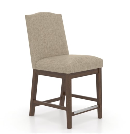 Traditional Upholstered Fixed Stool