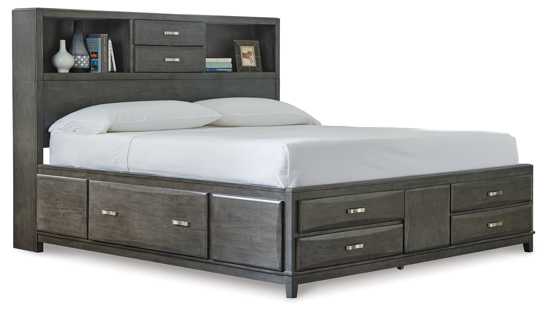 King Storage Bed With 8 Drawers