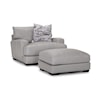 Franklin 909 Antonia Chair and a Half with Ottoman