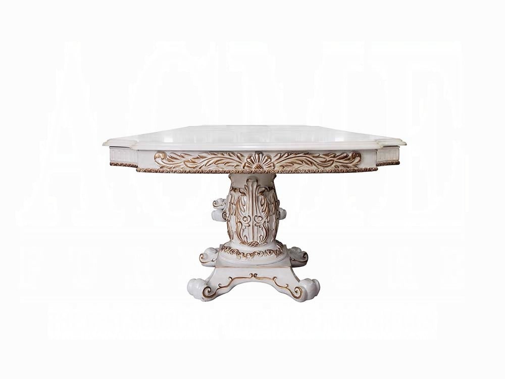Acme Furniture Vendome Double Pedestal Dining Table