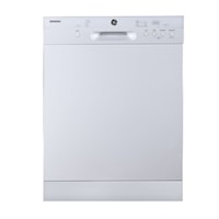 24" Built-In Front Control Dishwasher with Stainless Steel Tall Tub White - GBF410SGPWW