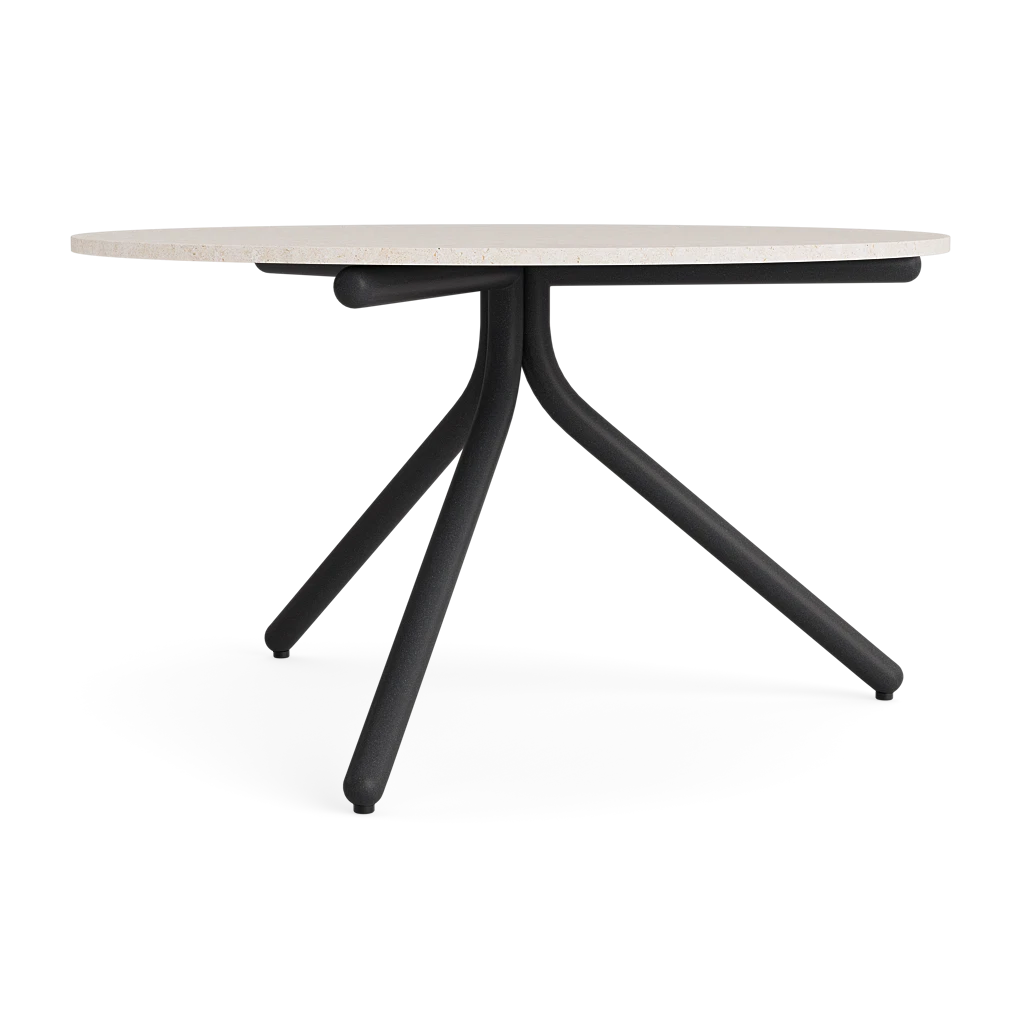 28" Rd. Aluminum Nesting Table w/Dekton Top