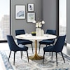 Modway Lippa 54" Round Dining Table