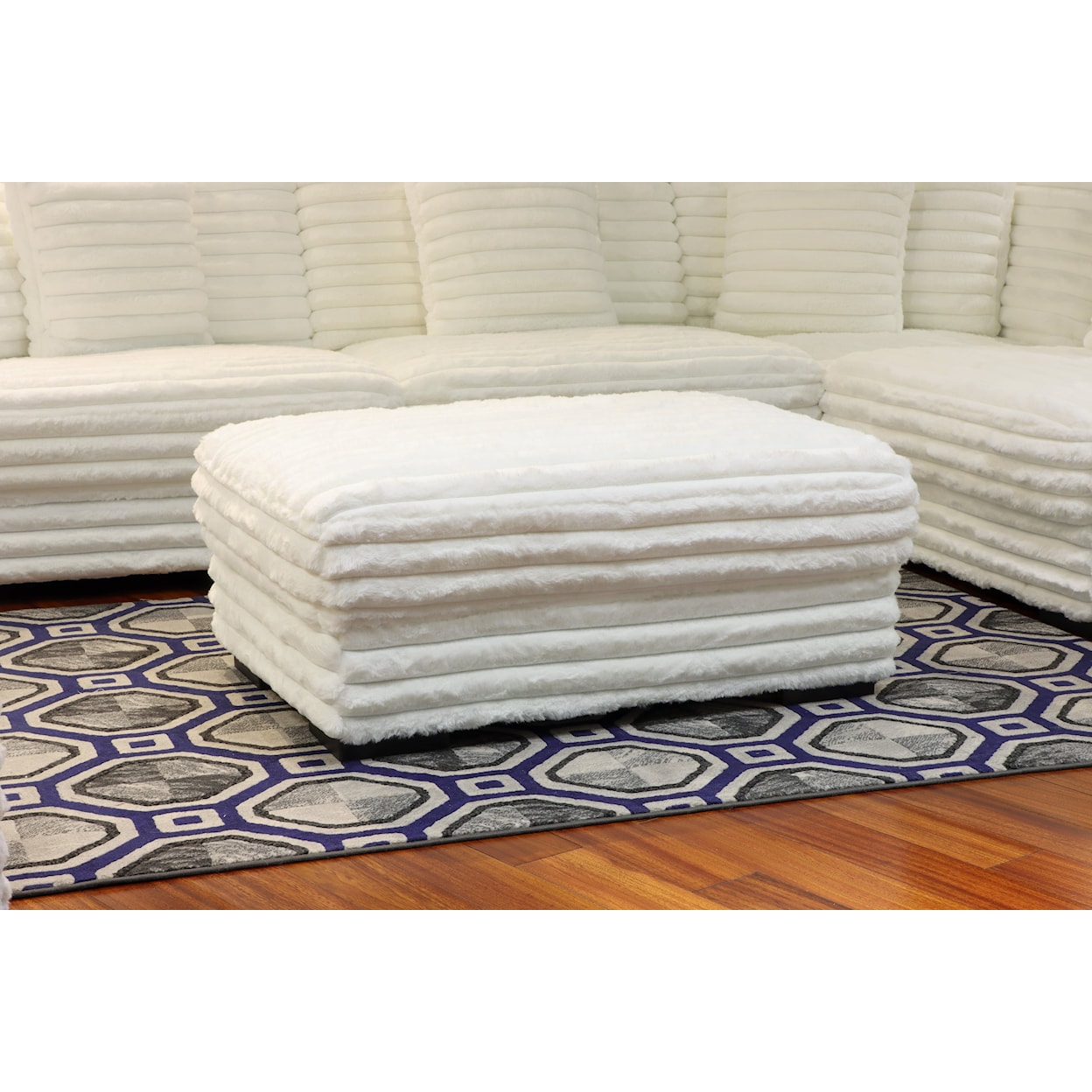 New Classic Embrace Ottoman