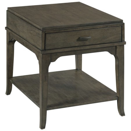 Rectangular 1-Drawer End Table