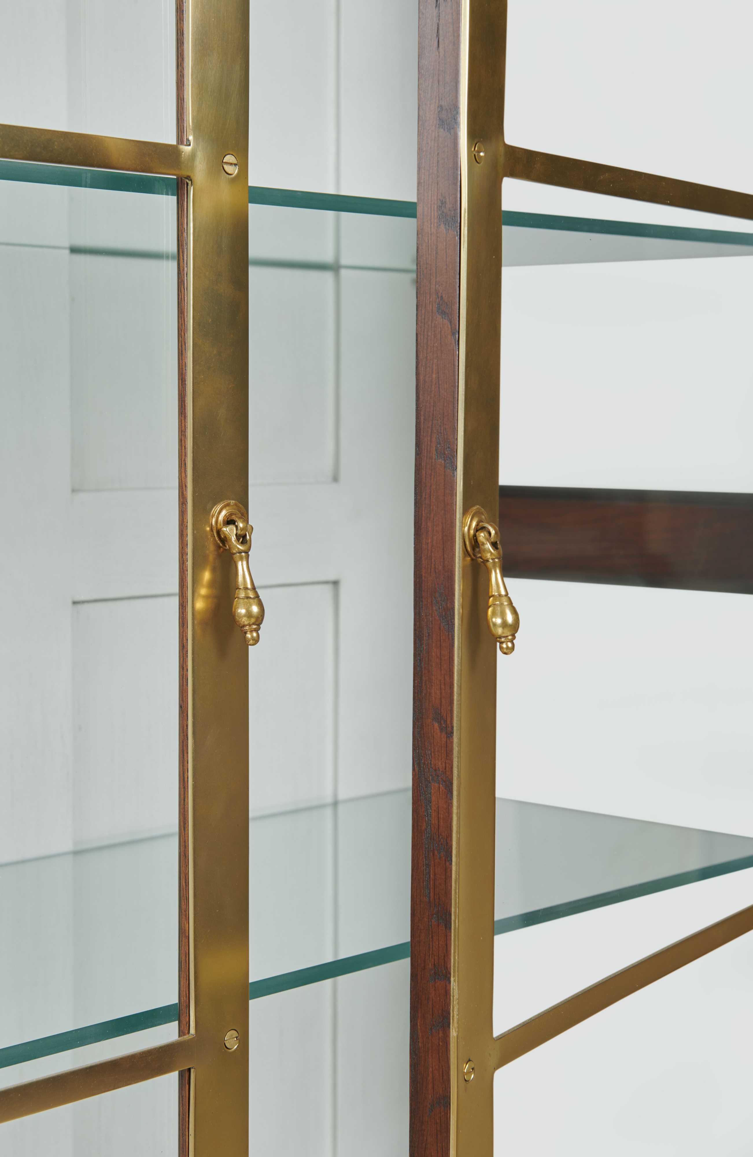 Century Maison '47 Brass-Front Curio Cabinet