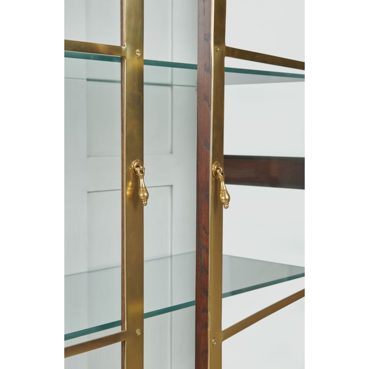 Century Maison '47 Brass-Front Curio Cabinet