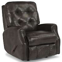 Button Tufted Swivel Glider Recliner