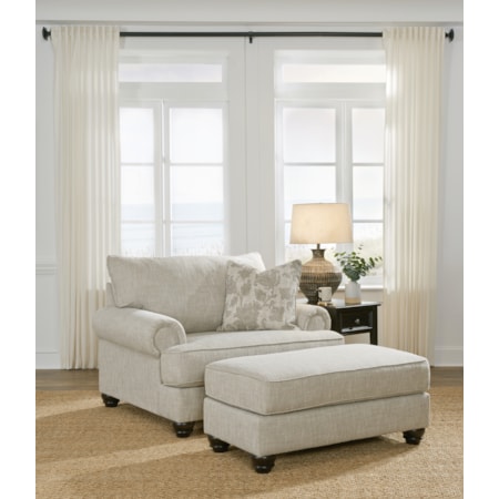 Oversized Chair And Ottoman