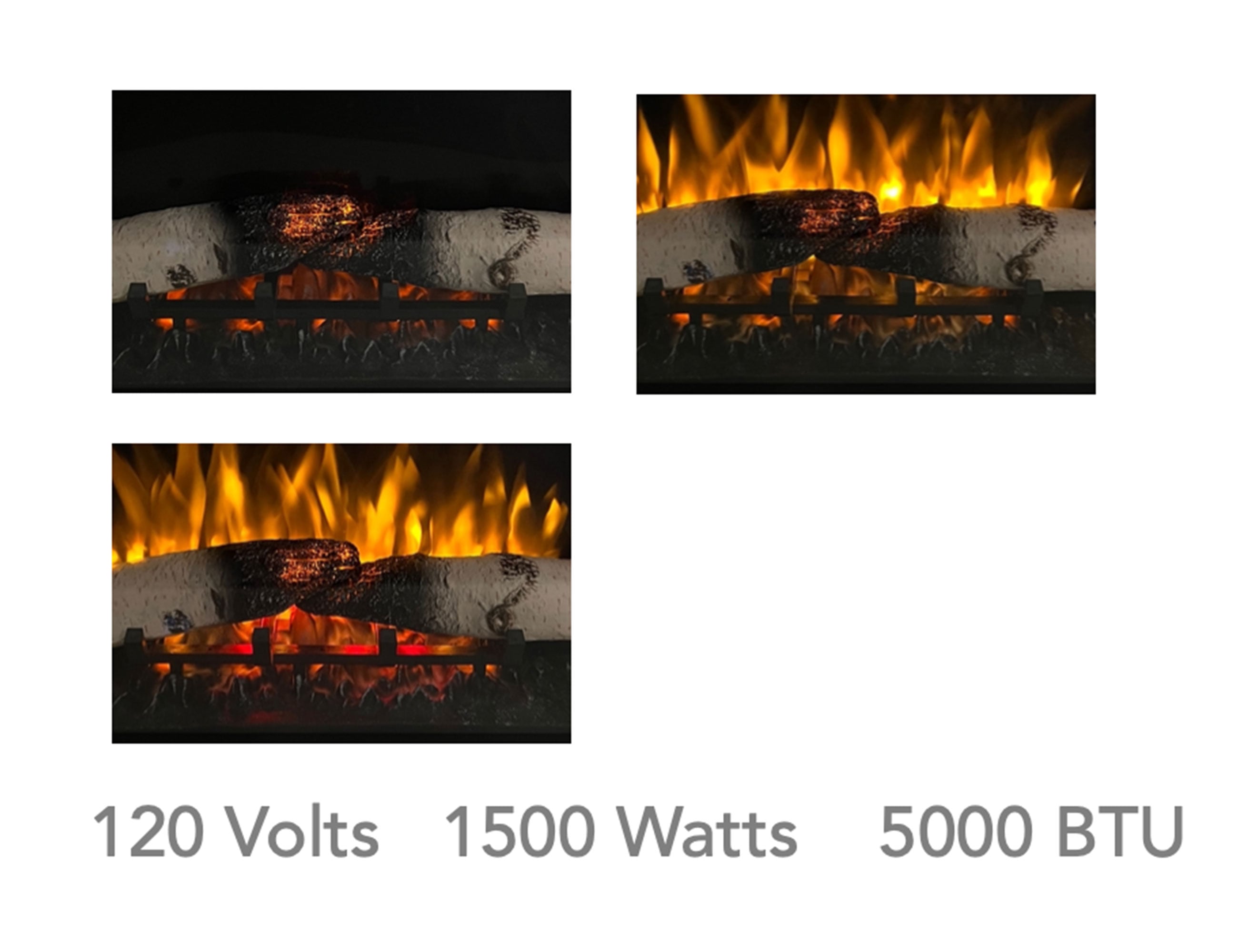 IFD Mezquite Electric Fireplace Console