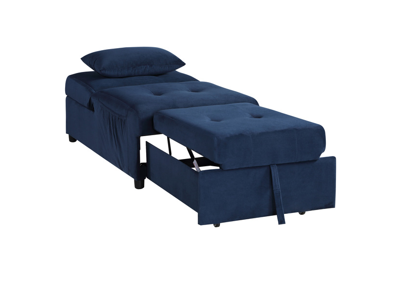 Homelegance Garrell Lift Top Storage Bench with Pull-out Bed