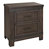 Liberty Furniture Thornwood Hills 2-Drawer Nightstand