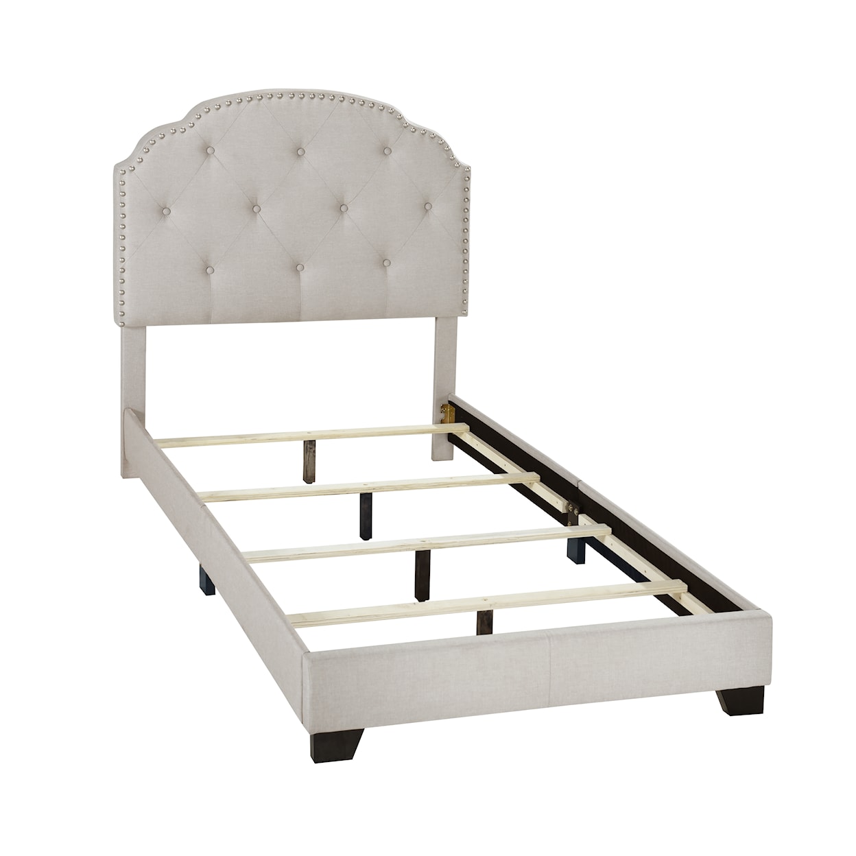 Accentrics Home Fashion Beds Twin Upholstered Bed