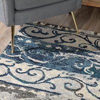 Navy 8'2"X10' Rug