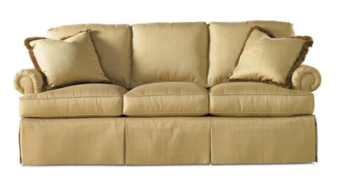 Traditional Sofa with Rolled Arms