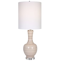 Chalice Striped Table Lamp