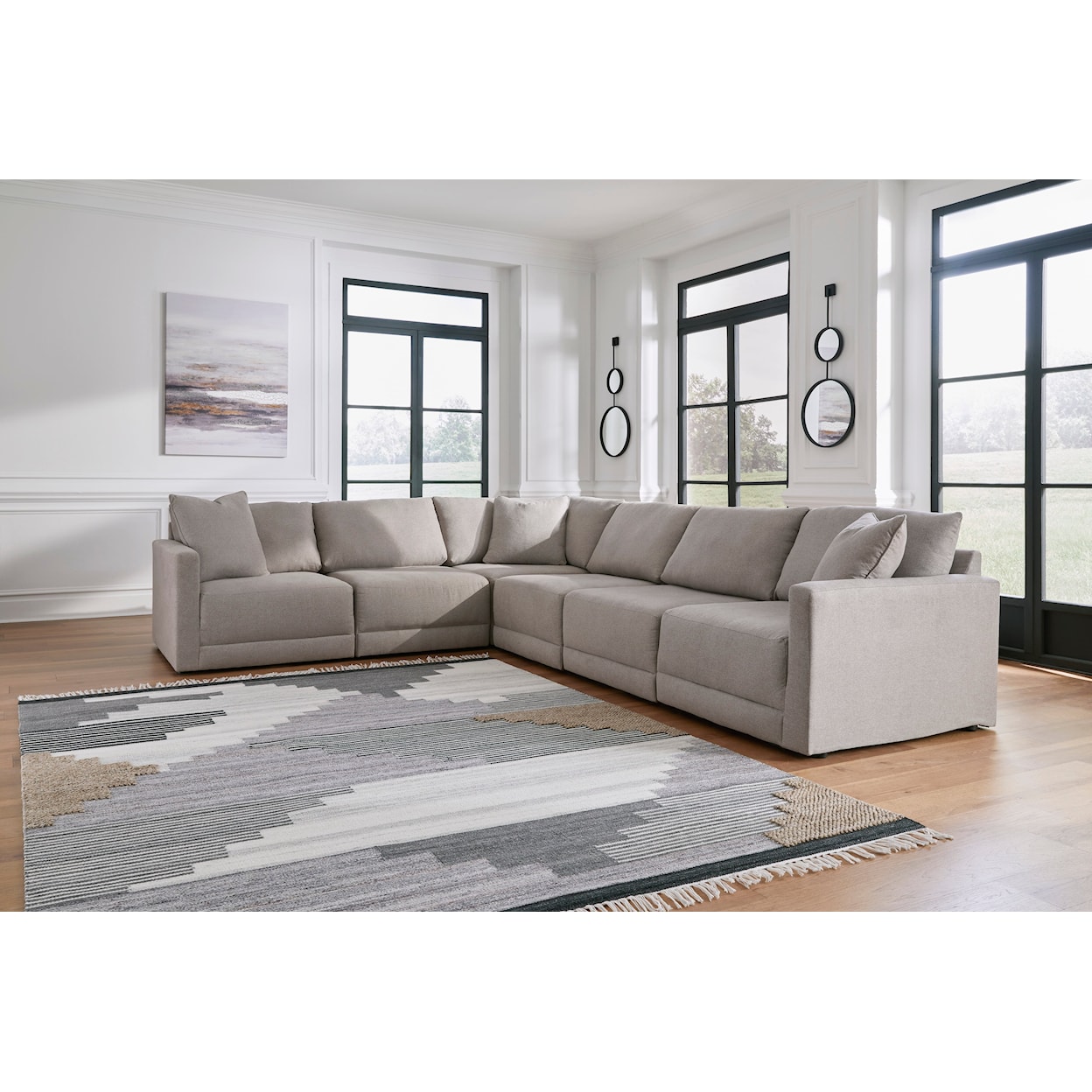 Ashley Furniture Benchcraft Katany 6-Piece Modular Sectional