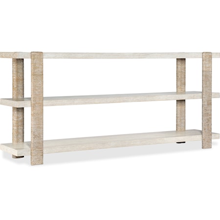 Global Console Table with Open Shelves