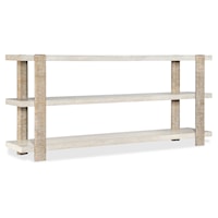 Global Console Table with Open Shelves