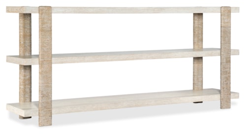 Global Console Table with Open Shelves