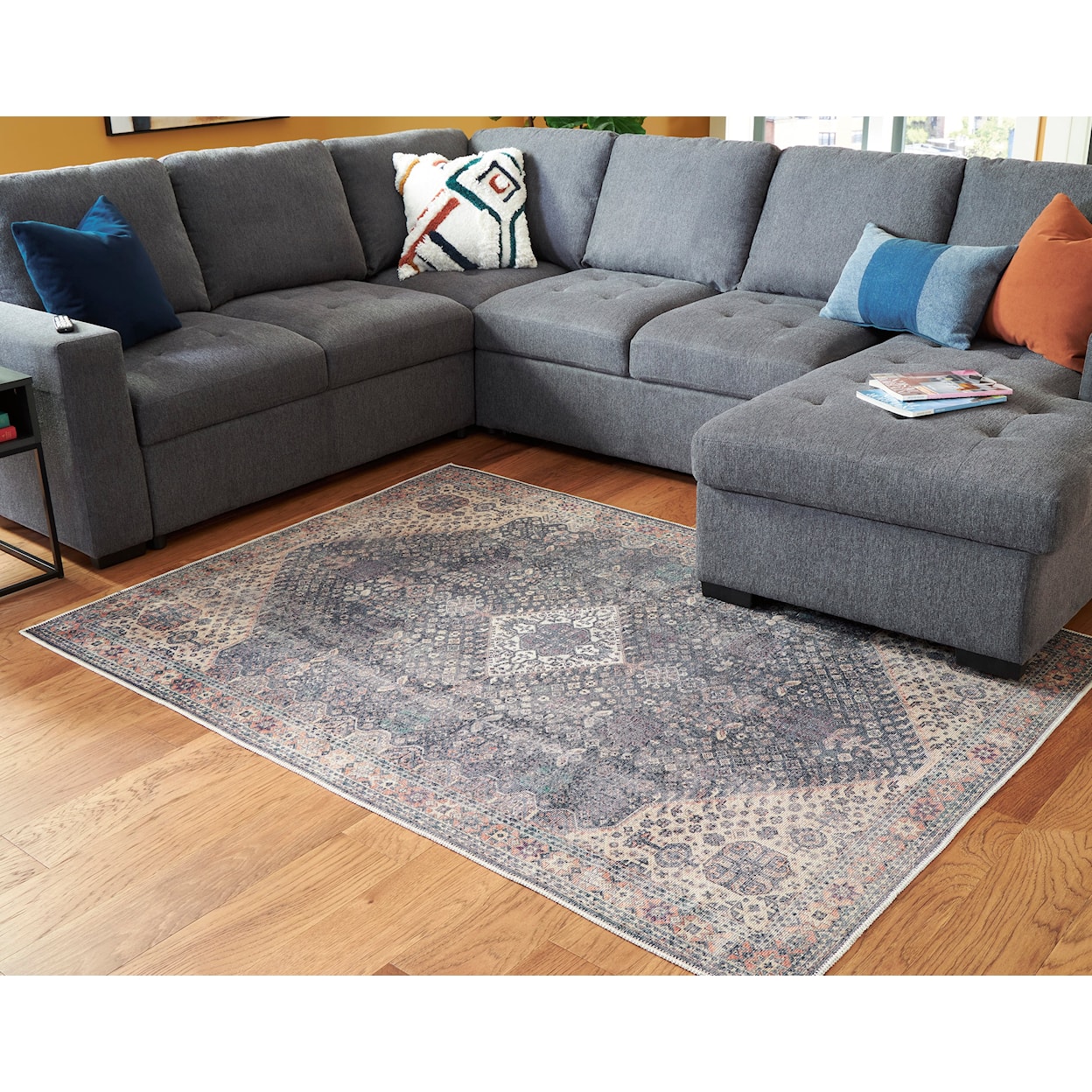 Signature Design by Ashley Machine Washable Rugs Rowner 5'2" x 7'1" Rug