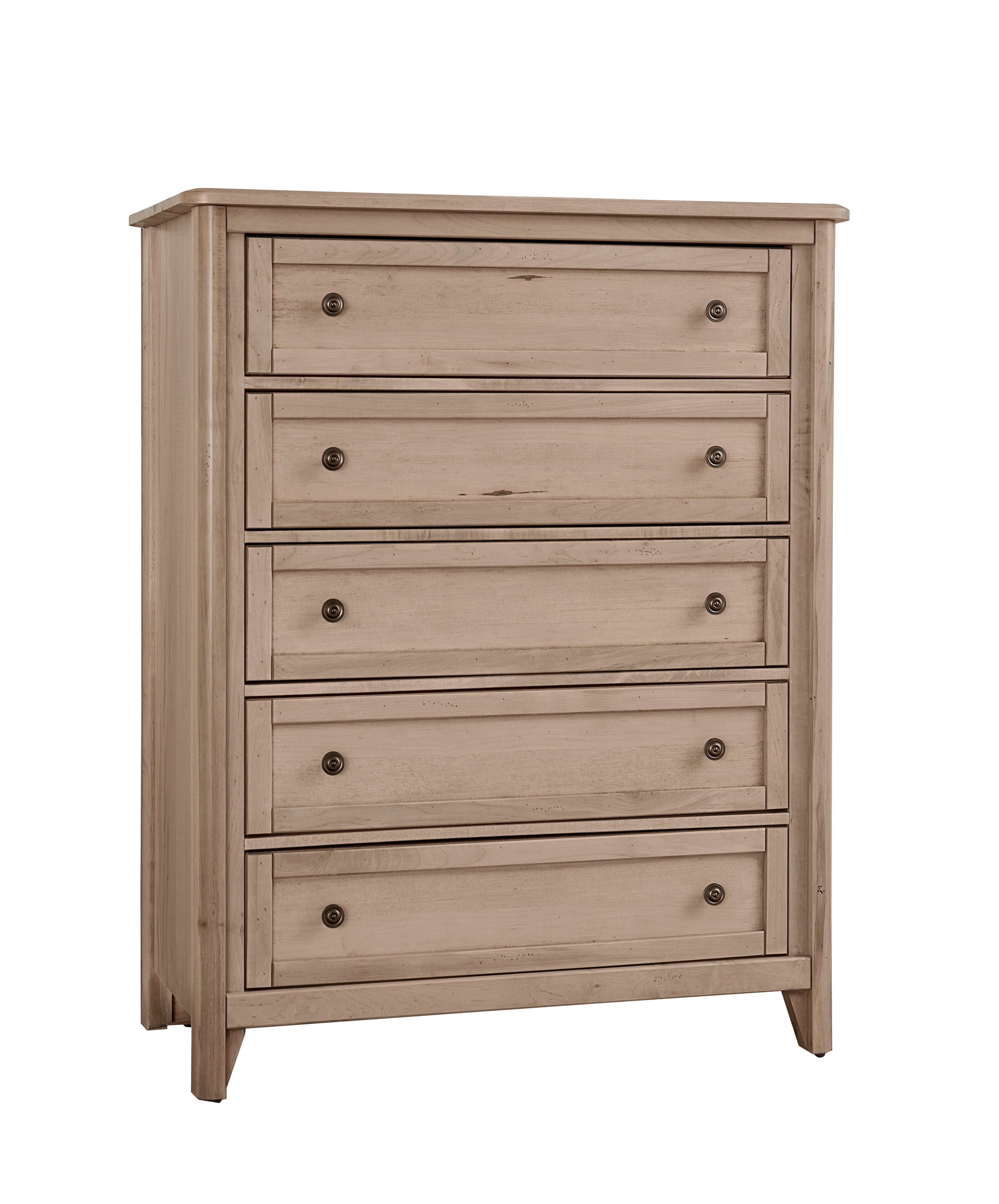 Vaughan Bassett Woodbridge 822-115 Transitional 5-Drawer Chest Of ...