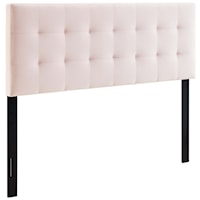 Queen Biscuit Tufted Performance Velvet Headboard