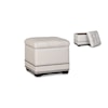 Smith Brothers 894 Storage Ottoman w/ Tapered Leg