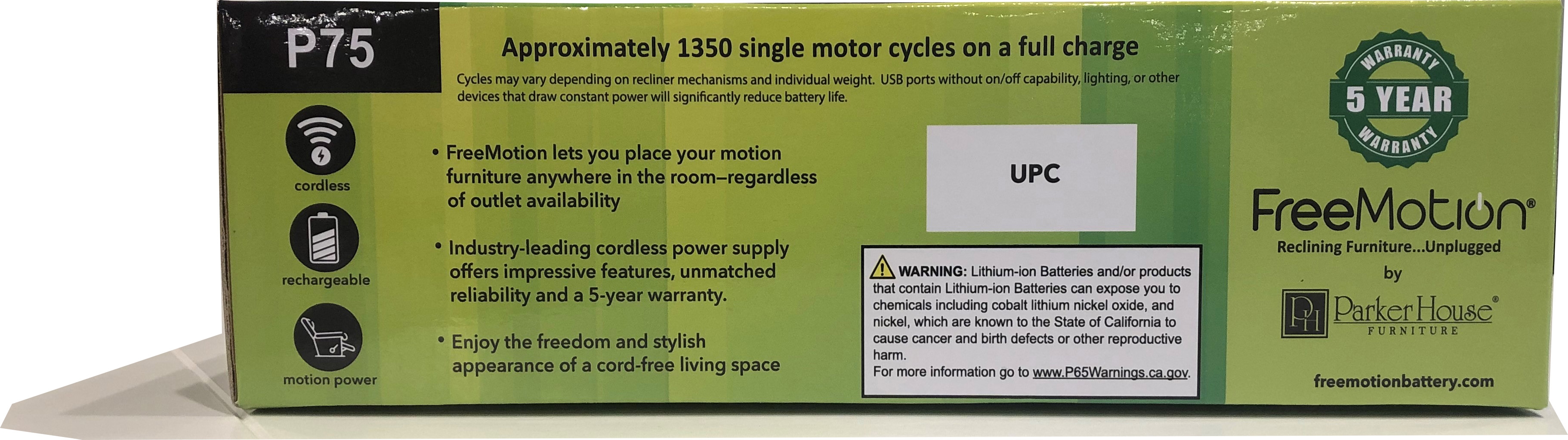 7500Mah Battery, Bracket And Y3 Cable