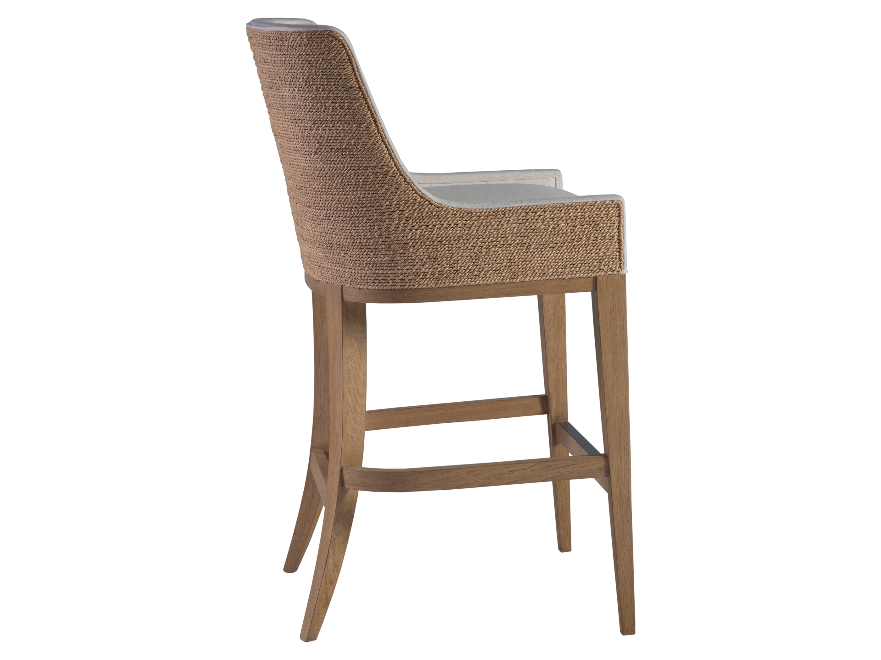 Woven Back Bar Stool