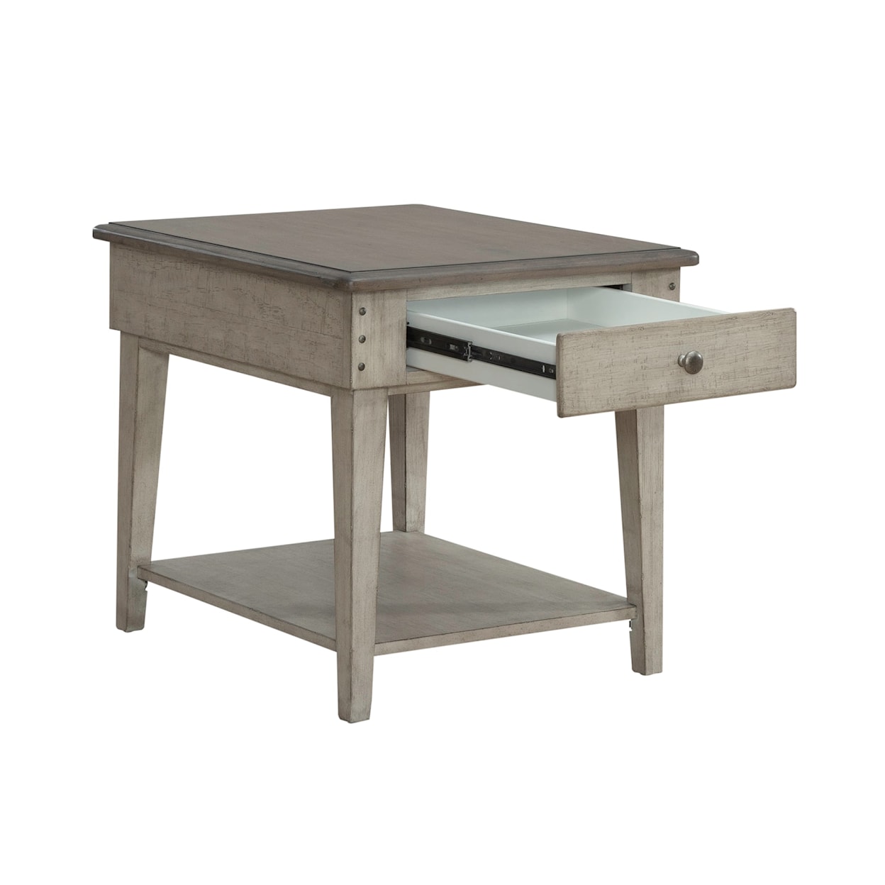 Libby Ivy Hollow 1-Drawer End Table