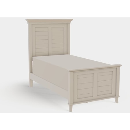 Twin XL High Footboard Bed