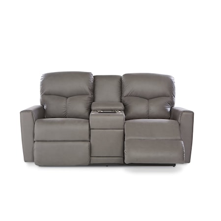 Power Reclining Loveseat w/ Console, Headres