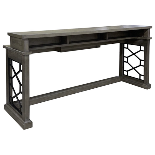 Rustic Console Table with Power Center