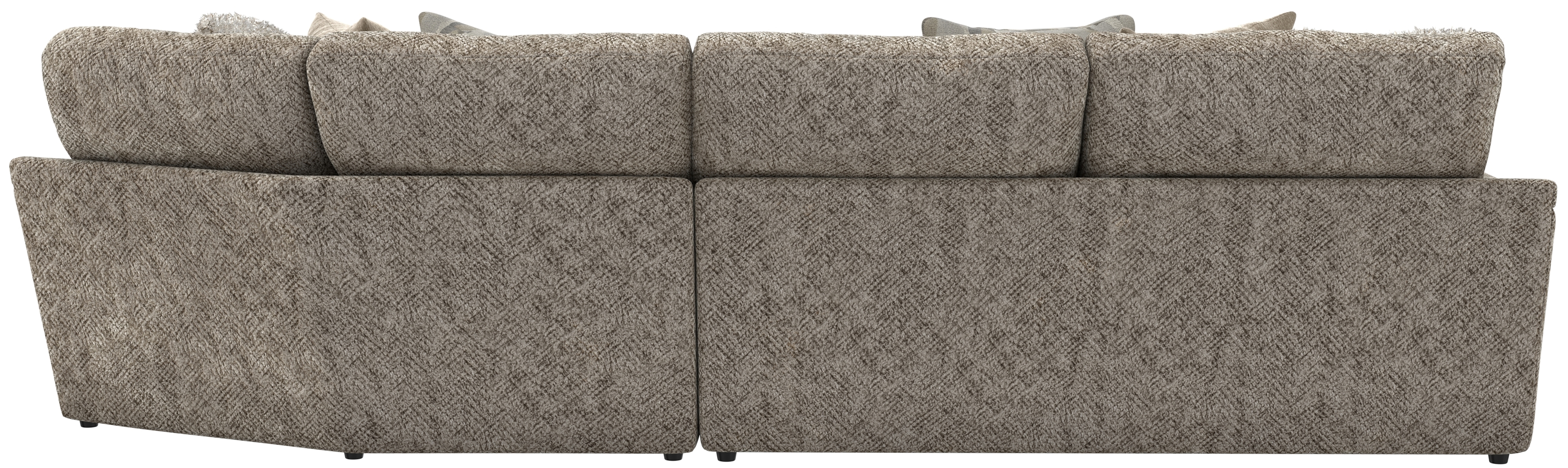 Jackson Furniture Turner 3-Piece Sectional Sofa with Cocktail Ottoman