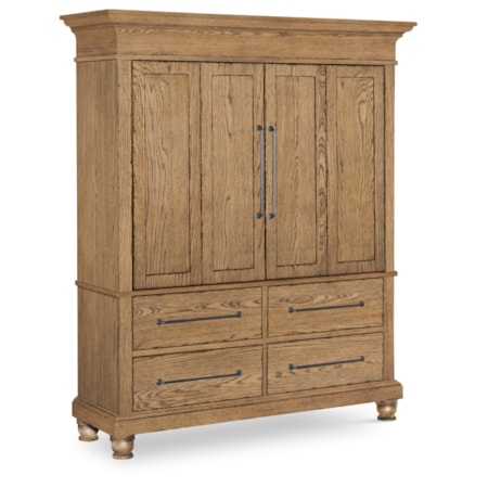 4-Drawer Armoire