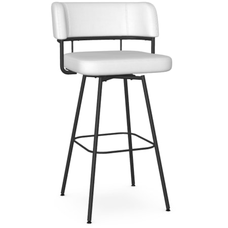 Upholstered Swivel Bar Stool
