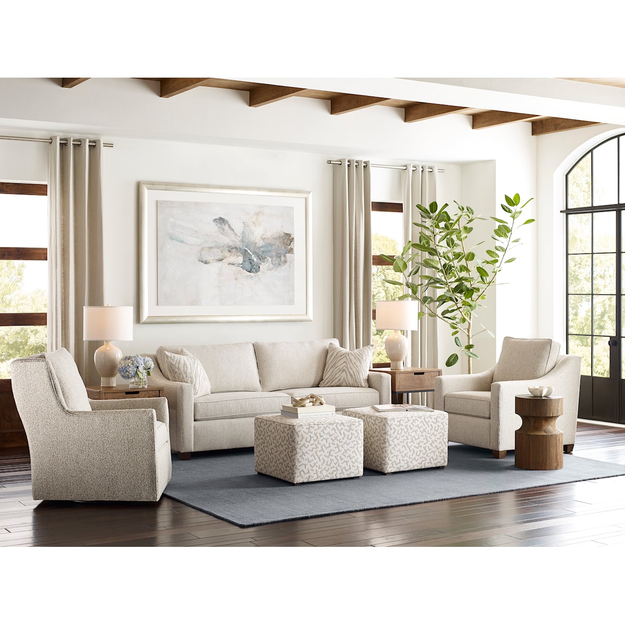 Huntington House 7779 Accent Ottoman