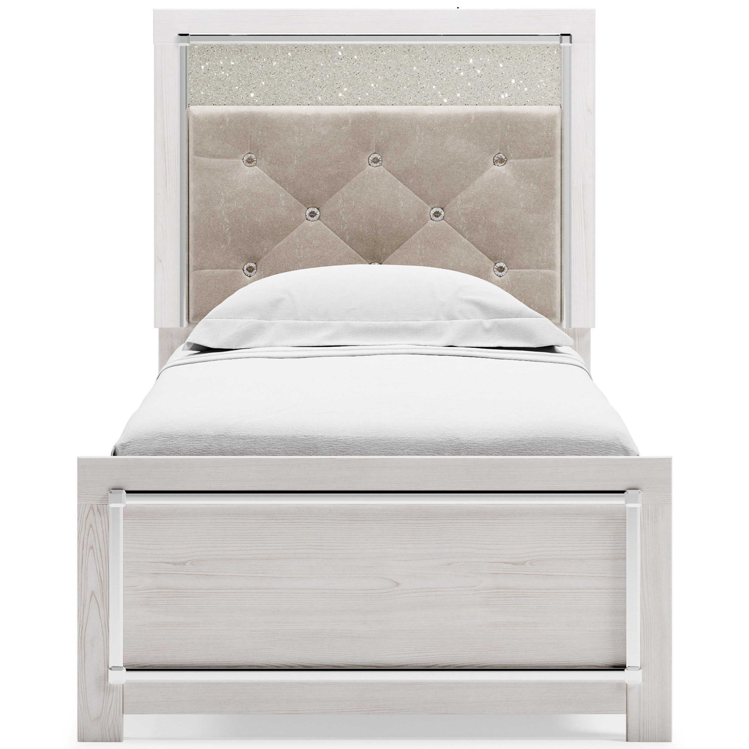 Ashley exquisite twin poster bed hotsell