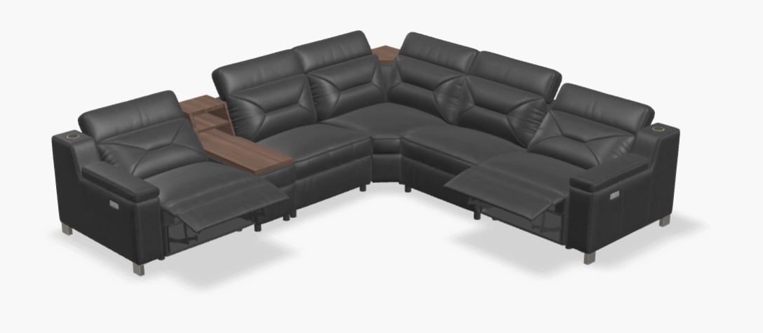 Palliser Apex 5-seat Sleeper Sectional