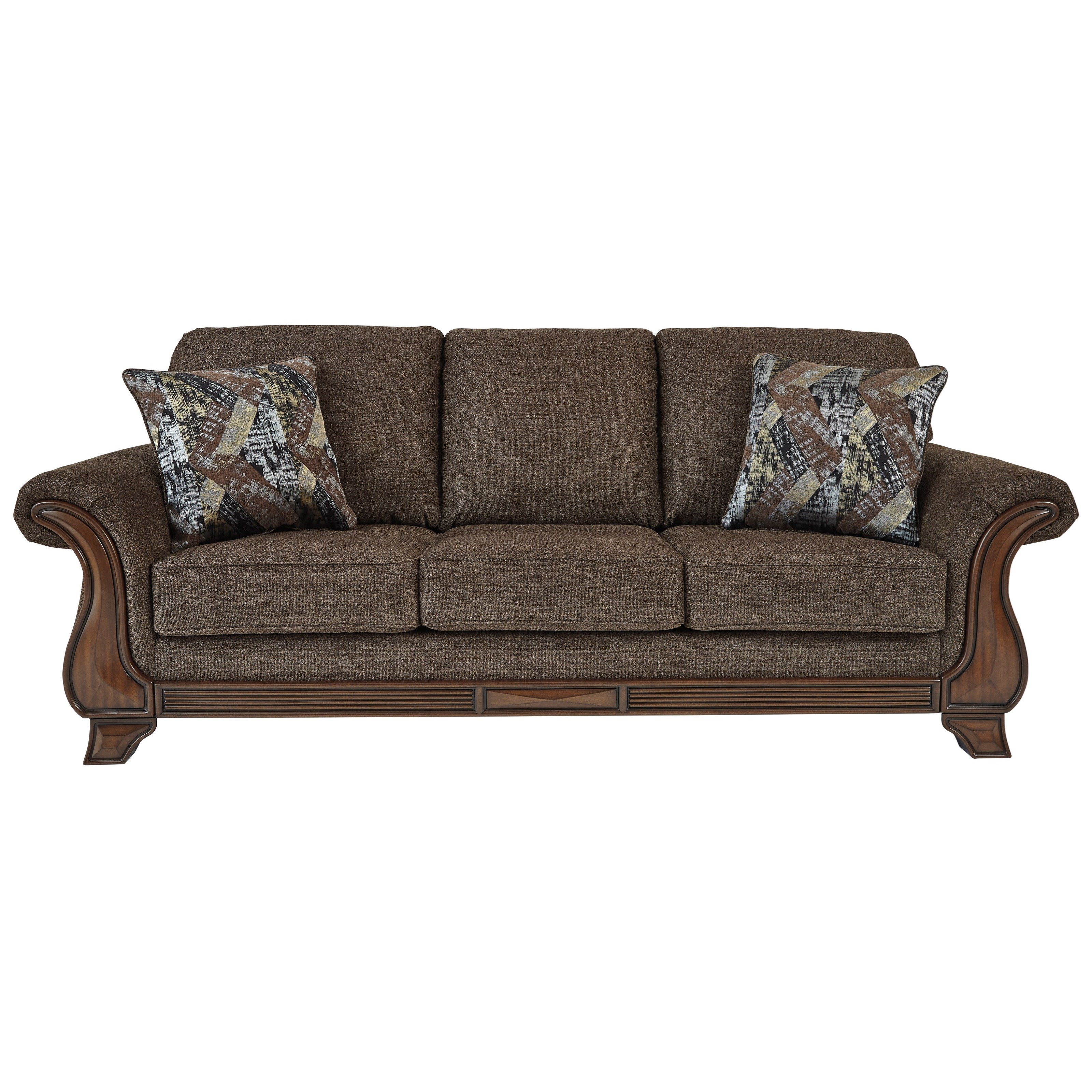 Ashley Furniture Benchcraft Miltonwood 8550638 Traditional Sofa | Del ...