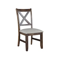 Astoria Rustic Upholstered Side Chair
