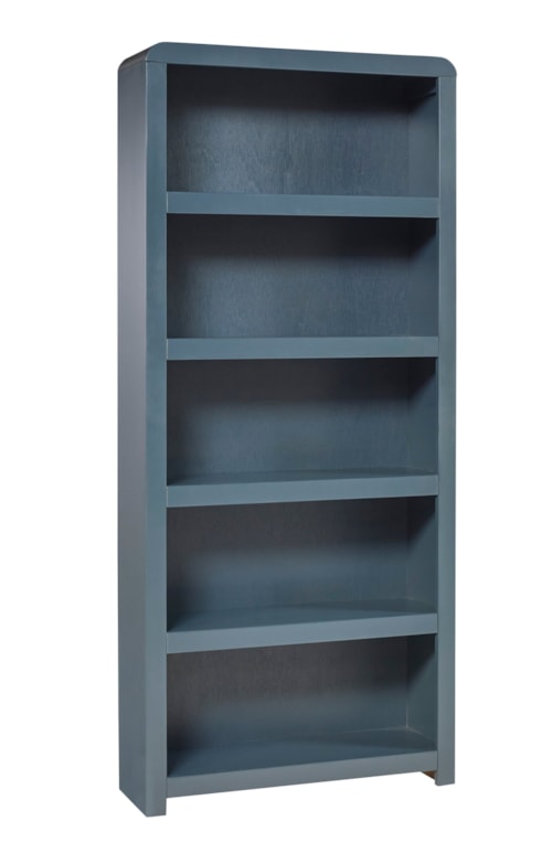 Contemporary 5-Shelf 74" Bookcase
