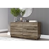 Ashley Furniture Signature Design Shallifer 6-Drawer Dresser