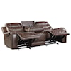 Homelegance Furniture Putnam Double Reclining Sofa