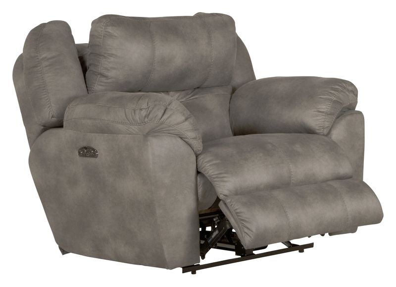 Power Headrest Lay-Flat Recliner