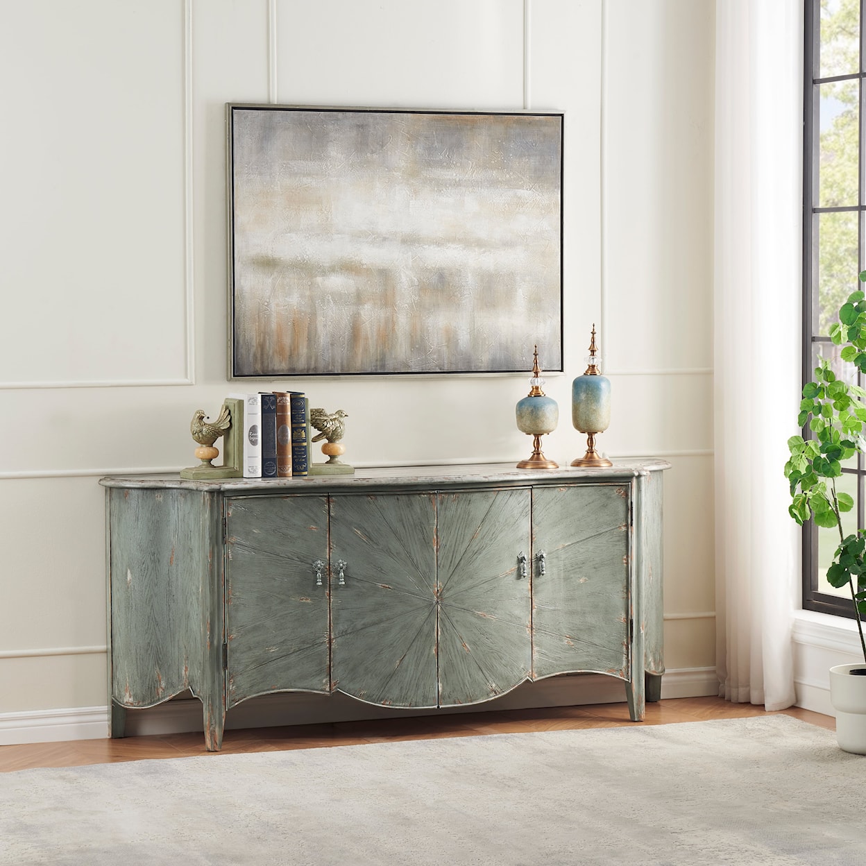 C2C Coast to Coast Imports Four Door Credenza